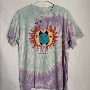 La Soleil La Lune Tie-Dye Graphic Tee